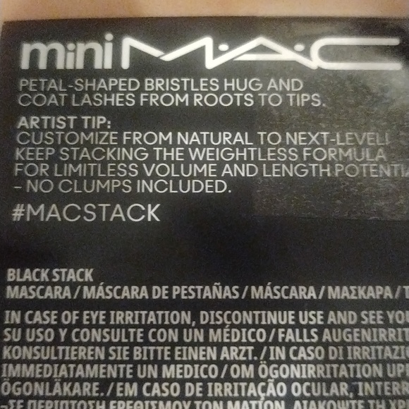 3/$20 NWT in box MAC Cosmetics Infinite Build Volume + Length mascara - Picture 6 of 6